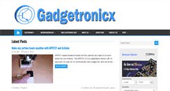 Desktop Screenshot of gadgetronicx.com